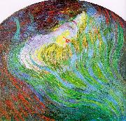 Umberto Boccioni Study of a Female Face oil painting reproduction